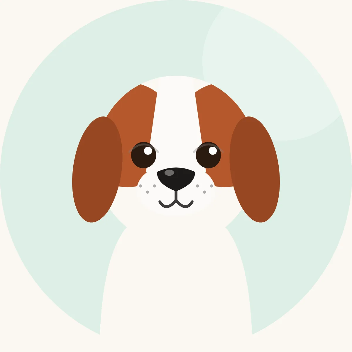 Cavalier kingcharlesinspanieli – piirroskuva rodun tyypillisestä ulkonäöstä (blenheim, kolmivärinen (tricolour), ruby tai musta-ruskea (black & tan))