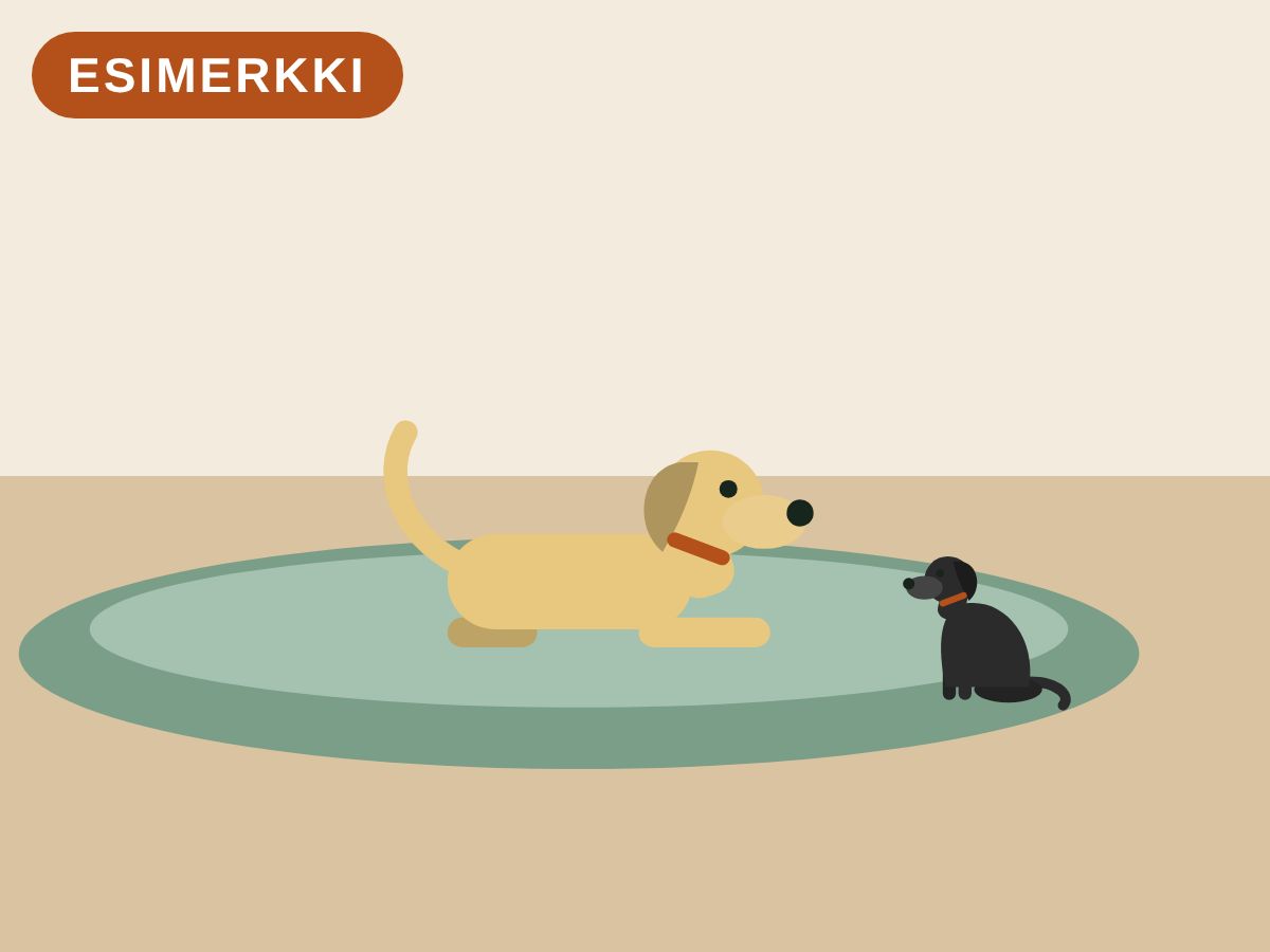 Labradorinnoutajan pennut myytävänä Tampere – emä