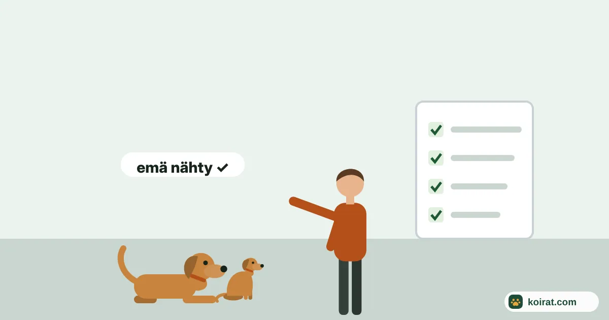 Koiranpennun ostaminen turvallisesti – ohje ostajalle